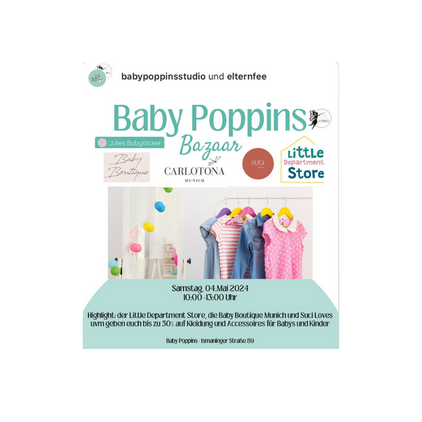 Elternfee auf dem Baby Poppins Bazaar