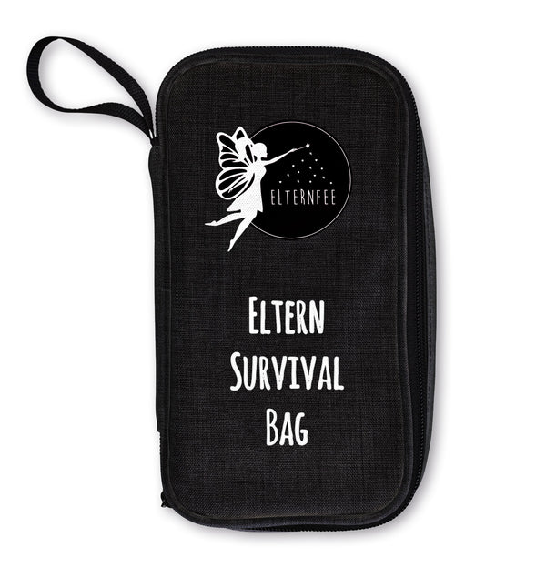 Elternfee - Eltern Survival Bag in Schwarz